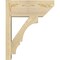 Ekena Millwork Balboa Slat Rough Sawn Outlooker, Douglas Fir, 8"W x 18"D x 22"H OUT08X18X22BOA06RDF - alternate 3
